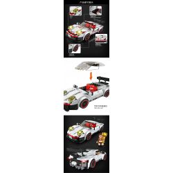 FORANGE FC1608 1608 SIÊU XE CỰC NHANH PORSCHE 911RSR bộ đồ chơi xếp lắp ráp ghép mô hình Speed Champions Racing Cars Đua Xe Công Thức 323 khối