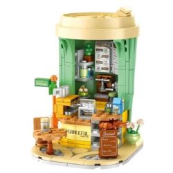 FORANGE FC8520 8520 QUÁN CÀ PHÊ bộ đồ chơi xếp lắp ráp ghép mô hình Creator DREAM COTTAGE Sáng Tạo 268 khối