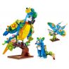 FORANGE FC1051 1051 VẸT BƯỚM MÈO bộ đồ chơi xếp lắp ráp ghép mô hình Creator Sáng Tạo