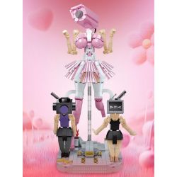 WANGAO 288045 MÀN HÌNH bộ đồ chơi xếp lắp ráp ghép mô hình Movie & Game MONITORING PERSONNEL Phim Và Trò Chơi