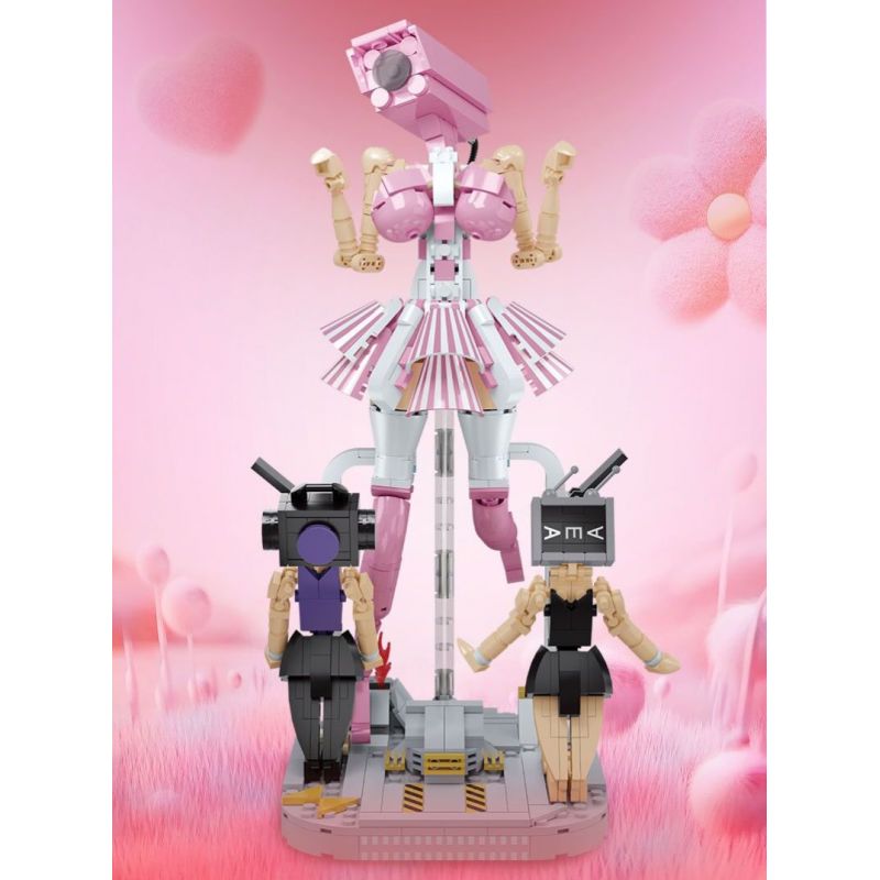 WANGAO 288045 MÀN HÌNH bộ đồ chơi xếp lắp ráp ghép mô hình Movie & Game MONITORING PERSONNEL Phim Và Trò Chơi