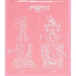 WANGAO 288045 MÀN HÌNH bộ đồ chơi xếp lắp ráp ghép mô hình Movie & Game MONITORING PERSONNEL Phim Và Trò Chơi