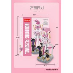 WANGAO 288045 MÀN HÌNH bộ đồ chơi xếp lắp ráp ghép mô hình Movie & Game MONITORING PERSONNEL Phim Và Trò Chơi