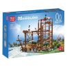 MouldKing 11013 Mould King 11013 TÀU LƯỢN SIÊU TỐC XOẮN ĐÔI bộ đồ chơi xếp lắp ráp ghép mô hình Creator DOUBLE HELIX ROLLER COASTER Sáng Tạo 2174 khối