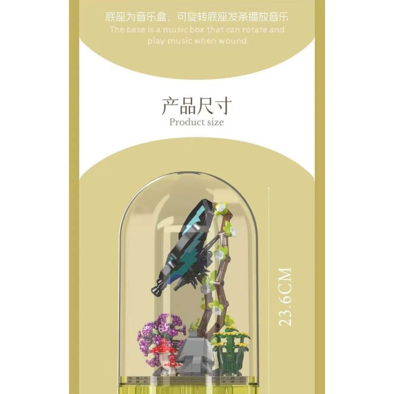 MouldKing 10103 Mould King 10103 THẾ GIỚI CÔN TRÙNG BƯỚM bộ đồ chơi xếp lắp ráp ghép mô hình INSECT WORLD BUTTERFLY 432 khối