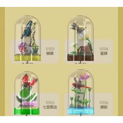 MouldKing 10103 Mould King 10103 THẾ GIỚI CÔN TRÙNG BƯỚM bộ đồ chơi xếp lắp ráp ghép mô hình INSECT WORLD BUTTERFLY 432 khối