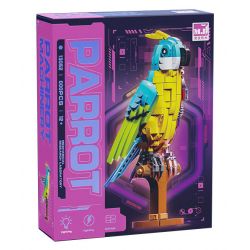 BEAUTY AND 13052 VẸT CYBORG bộ đồ chơi xếp lắp ráp ghép mô hình PARROT MACHINERY 688 khối