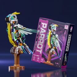 BEAUTY AND 13052 VẸT CYBORG bộ đồ chơi xếp lắp ráp ghép mô hình PARROT MACHINERY 688 khối