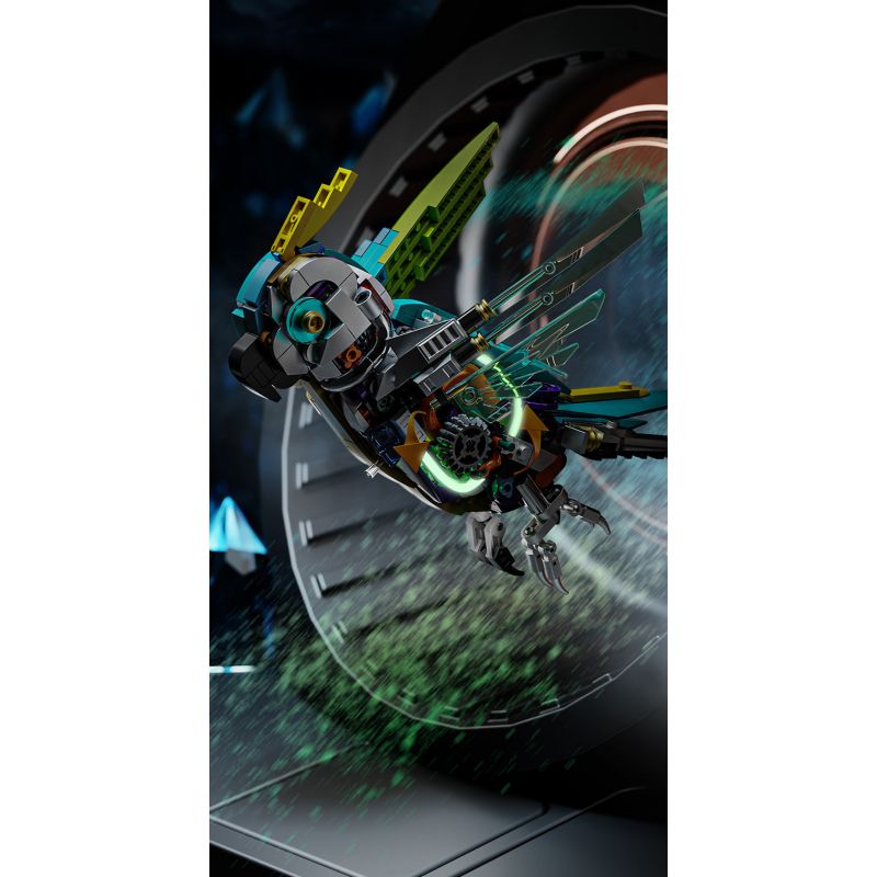 BEAUTY AND 13052 VẸT CYBORG bộ đồ chơi xếp lắp ráp ghép mô hình PARROT MACHINERY 688 khối