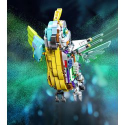 BEAUTY AND 13052 VẸT CYBORG bộ đồ chơi xếp lắp ráp ghép mô hình PARROT MACHINERY 688 khối