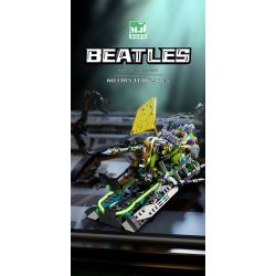 BEAUTY AND 13053 BỌ CÁNH CỨNG CYBORG bộ đồ chơi xếp lắp ráp ghép mô hình BEATLES MACHINERY 862 khối
