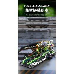 BEAUTY AND 13053 BỌ CÁNH CỨNG CYBORG bộ đồ chơi xếp lắp ráp ghép mô hình BEATLES MACHINERY 862 khối