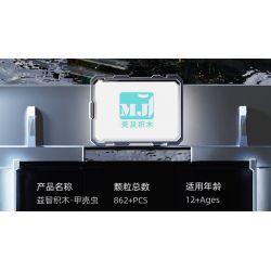 BEAUTY AND 13053 BỌ CÁNH CỨNG CYBORG bộ đồ chơi xếp lắp ráp ghép mô hình BEATLES MACHINERY 862 khối