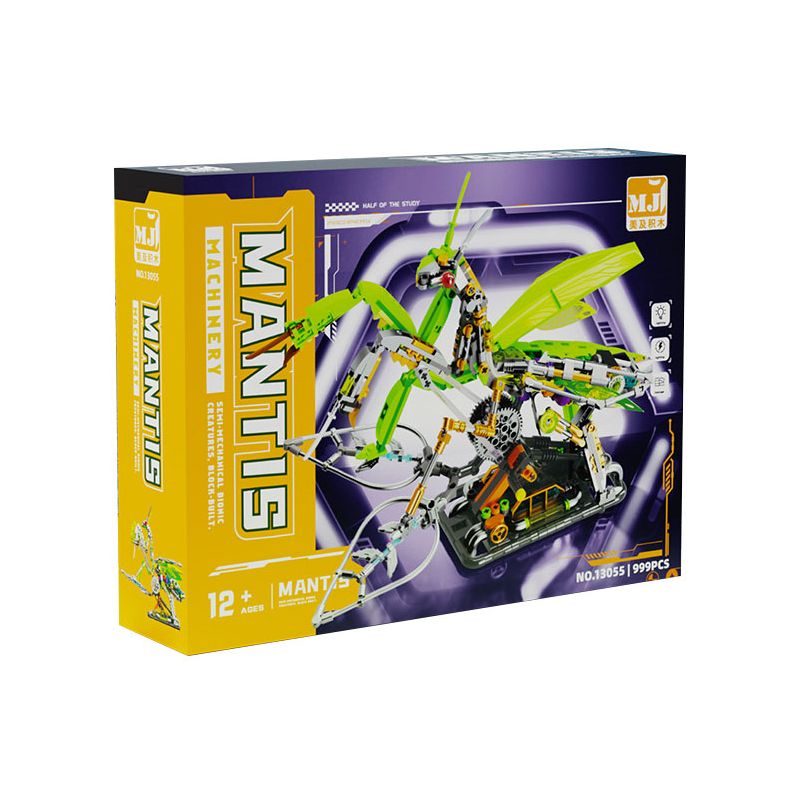 BEAUTY AND 13055 BỌ NGỰA NGƯỜI MÁY bộ đồ chơi xếp lắp ráp ghép mô hình MANTIS MACHINERY 999 khối