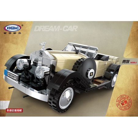 XINGBAO XB-03007 03007 XB03007 non  XE SIÊU SANG bộ đồ chơi xếp lắp ráp ghép mô hình Creator NOBLE Sáng Tạo 810 khối