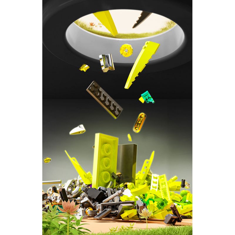 BEAUTY AND 13055 BỌ NGỰA NGƯỜI MÁY bộ đồ chơi xếp lắp ráp ghép mô hình MANTIS MACHINERY 999 khối