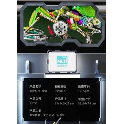 BEAUTY AND 13055 BỌ NGỰA NGƯỜI MÁY bộ đồ chơi xếp lắp ráp ghép mô hình MANTIS MACHINERY 999 khối