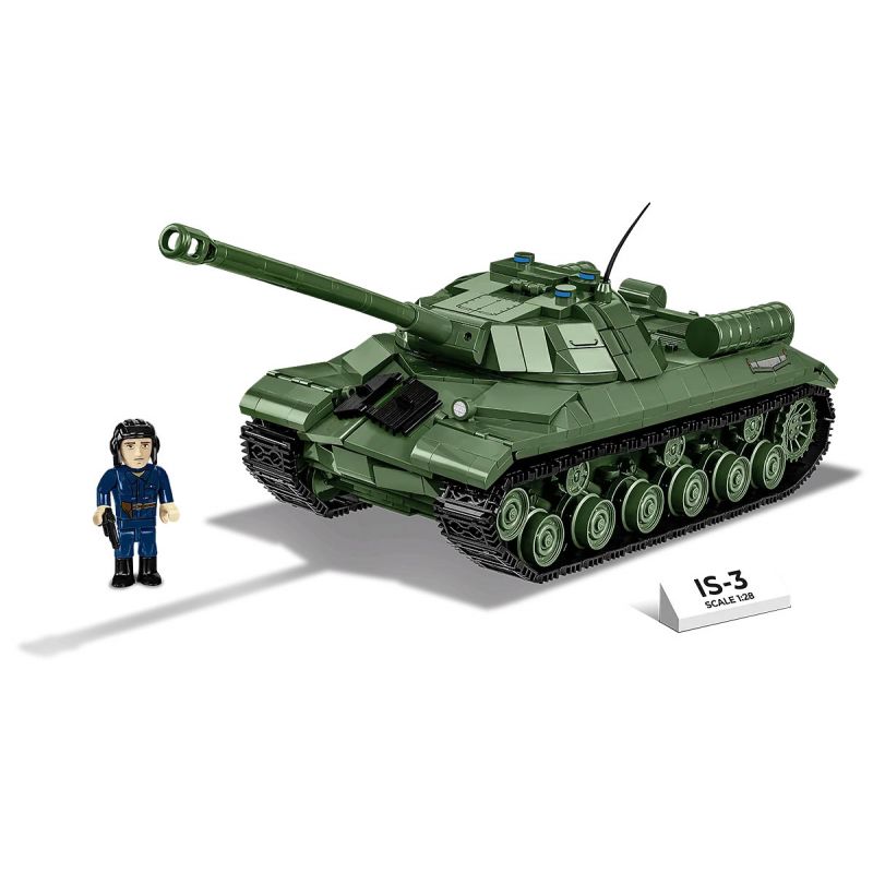 COBI 2590 non Lego XE TĂNG HẠNG NẶNG IS-3 CỦA LIÊN XÔ bộ đồ chơi xếp lắp ráp ghép mô hình Military Army Quân Sự Bộ Đội 1170 khối