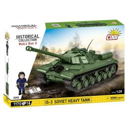 COBI 2590 XE TĂNG HẠNG NẶNG IS-3 CỦA LIÊN XÔ bộ đồ chơi xếp lắp ráp ghép mô hình Military Army Quân Sự Bộ Đội 1170 khối
