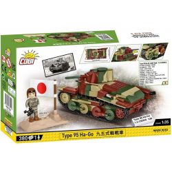 COBI 3115 TYPE 95 HA-GO tỷ lệ 1:35 bộ đồ chơi xếp lắp ráp ghép mô hình Military Army Quân Sự Bộ Đội 380 khối