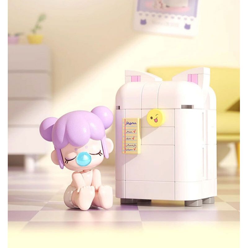 JAKI HK102 NHẬT KÝ MÙA HÈ RUOLAI NANCI 6 PHONG CÁCH SỬ DỤNG TẠI NHÀ DAZE MEIMEI DU SLEEP CHASING DRAMA BUBBLE BATH SLANDER CAT STAR MOON TENT bộ đồ chơi xếp lắp ráp ghép mô hình BABY NANCI