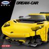 XINGBAO XB-03008 03008 XB03008 non  SIÊU XE Ô TÔ bộ đồ chơi xếp lắp ráp ghép mô hình Creator YELLOW LIGHTNING Sáng Tạo 834 khối