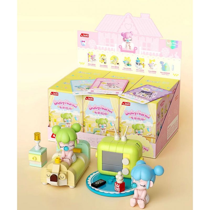 JAKI HK102 NHẬT KÝ MÙA HÈ RUOLAI NANCI 6 PHONG CÁCH SỬ DỤNG TẠI NHÀ DAZE MEIMEI DU SLEEP CHASING DRAMA BUBBLE BATH SLANDER CAT STAR MOON TENT bộ đồ chơi xếp lắp ráp ghép mô hình BABY NANCI