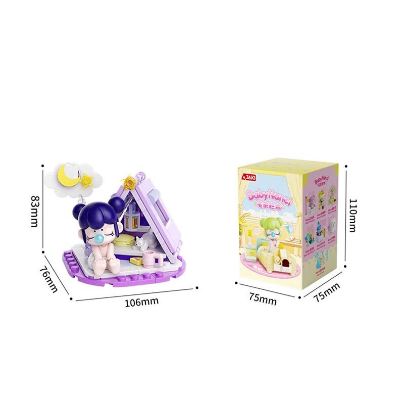 JAKI HK102 NHẬT KÝ MÙA HÈ RUOLAI NANCI 6 PHONG CÁCH SỬ DỤNG TẠI NHÀ DAZE MEIMEI DU SLEEP CHASING DRAMA BUBBLE BATH SLANDER CAT STAR MOON TENT bộ đồ chơi xếp lắp ráp ghép mô hình BABY NANCI