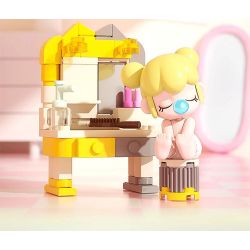 JAKI HK102 NHẬT KÝ MÙA HÈ RUOLAI NANCI 6 PHONG CÁCH SỬ DỤNG TẠI NHÀ DAZE MEIMEI DU SLEEP CHASING DRAMA BUBBLE BATH SLANDER CAT STAR MOON TENT bộ đồ chơi xếp lắp ráp ghép mô hình BABY NANCI