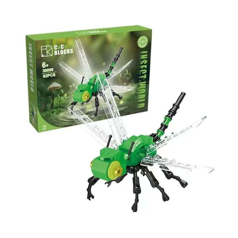 CACO 30009 THẾ GIỚI CÔN TRÙNG 8 MÔ HÌNH bộ đồ chơi xếp lắp ráp ghép mô hình INSECT WORLD 772 khối