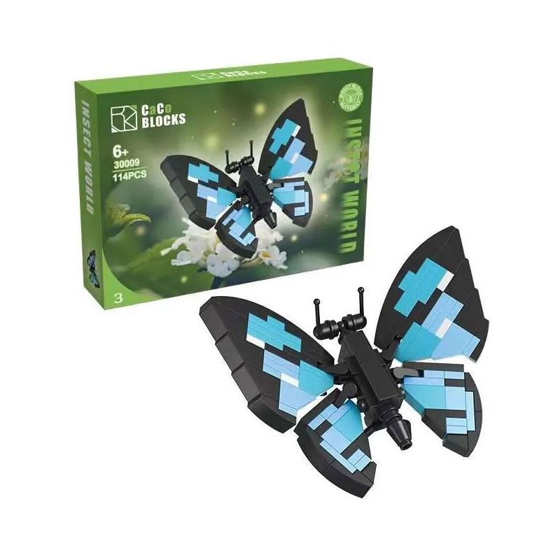 CACO 30009 THẾ GIỚI CÔN TRÙNG 8 MÔ HÌNH bộ đồ chơi xếp lắp ráp ghép mô hình INSECT WORLD 772 khối
