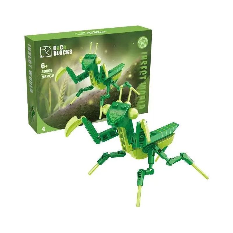 CACO 30009 THẾ GIỚI CÔN TRÙNG 8 MÔ HÌNH bộ đồ chơi xếp lắp ráp ghép mô hình INSECT WORLD 772 khối