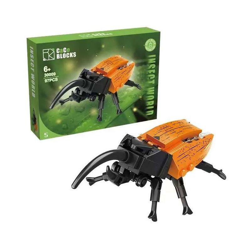 CACO 30009 THẾ GIỚI CÔN TRÙNG 8 MÔ HÌNH bộ đồ chơi xếp lắp ráp ghép mô hình INSECT WORLD 772 khối