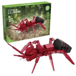 CACO 30009 THẾ GIỚI CÔN TRÙNG 8 MÔ HÌNH bộ đồ chơi xếp lắp ráp ghép mô hình INSECT WORLD 772 khối