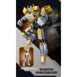 KEEPPLEY 75074 CƠ KHÍ TĂNG CƯỜNG ULTRAMAN X bộ đồ chơi xếp lắp ráp ghép mô hình Movie & Game Phim Và Trò Chơi 220 khối