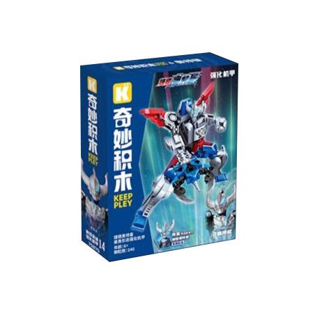 KEEPPLEY 75075 CƠ CHẾ TĂNG CƯỜNG HÌNH DẠNG ANH HÙNG CỦA ULTRAMAN GEED bộ đồ chơi xếp lắp ráp ghép mô hình Movie & Game Phim Và Trò Chơi 240 khối