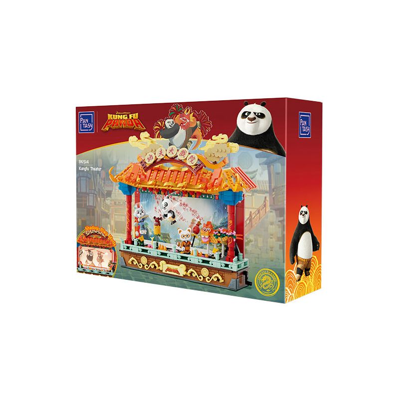 PANTASY 86514 KUNG FU PANDA PHIM bộ đồ chơi xếp lắp ráp ghép mô hình Movie & Game KUNGFU THEATER Phim Và Trò Chơi 1000 khối