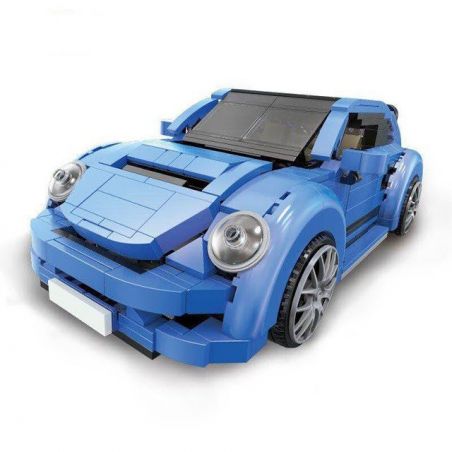 REBRICKABLE MOC-22874 22874 MOC22874 XINGBAO XB-03015 03015 XB03015 non  Ô TÔ BỌ CÁNH CỨNG XANH DA TRỜI bộ đồ chơi xếp lắp ráp ghép mô hình Creator BEATLE Sáng Tạo 944 khối