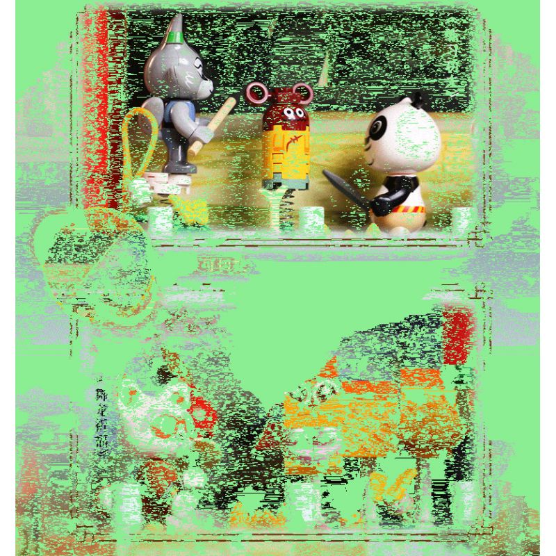 PANTASY 86514 KUNG FU PANDA PHIM bộ đồ chơi xếp lắp ráp ghép mô hình Movie & Game KUNGFU THEATER Phim Và Trò Chơi 1000 khối