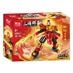 MINGDI LEIBAO K2045 2045 MECHA HEROES TAM QUỐC 4 MẪU TÔN QUÂN TÀO THÁO CHU DU HOÀNG GAI bộ đồ chơi xếp lắp ráp ghép mô hình 587 khối