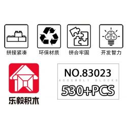 LE YI 83023 MONKEY KING CẢNH KINH ĐIỂN 4 PHONG CÁCH bộ đồ chơi xếp lắp ráp ghép mô hình 530 khối