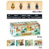 LE YI 83023 MONKEY KING CẢNH KINH ĐIỂN 4 PHONG CÁCH bộ đồ chơi xếp lắp ráp ghép mô hình 530 khối