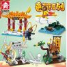 LE YI 83023 MONKEY KING CẢNH KINH ĐIỂN 4 PHONG CÁCH bộ đồ chơi xếp lắp ráp ghép mô hình 530 khối
