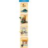 LE YI 83023 MONKEY KING CẢNH KINH ĐIỂN 4 PHONG CÁCH bộ đồ chơi xếp lắp ráp ghép mô hình 530 khối