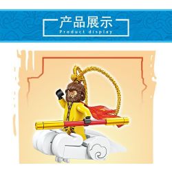 LE YI 83023 MONKEY KING CẢNH KINH ĐIỂN 4 PHONG CÁCH bộ đồ chơi xếp lắp ráp ghép mô hình 530 khối