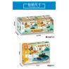 LE YI 83023 MONKEY KING CẢNH KINH ĐIỂN 4 PHONG CÁCH bộ đồ chơi xếp lắp ráp ghép mô hình 530 khối