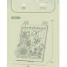 Kazi KY81125 81125 NGÔN NGỮ CỦA CÁC LOÀI HOA TRANH TƯỜNG VĨNH CỬU VÀ CÔN TRÙNG bộ đồ chơi xếp lắp ráp ghép mô hình Arts & Crafts 444 khối