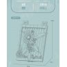 Kazi KY81126 81126 TRANH TƯỜNG NGÔN NGỮ HOA VĨNH CỬU VÀ CHIM bộ đồ chơi xếp lắp ráp ghép mô hình Arts & Crafts 315 khối