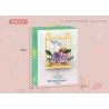 Kazi KY81127 81127 NGÔN NGỮ CỦA CÁC LOÀI HOA TRANH TƯỜNG VĨNH CỬU VÀ KỲ LÂN bộ đồ chơi xếp lắp ráp ghép mô hình Arts & Crafts ETERNAL FLOWER 372 khối