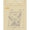 Kazi KY81128 81128 NGÔN NGỮ CỦA CÁC LOÀI HOA TRANH TƯỜNG VĨNH CỬU VÀ CÔN TRÙNG bộ đồ chơi xếp lắp ráp ghép mô hình Arts & Crafts ETERNAL FLOWER 354 khối